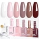 thumbnail image 1 of Set de esmaltes de uñas en gel Beetles Neutral, 6 colores, marrón nude, 1 of 6