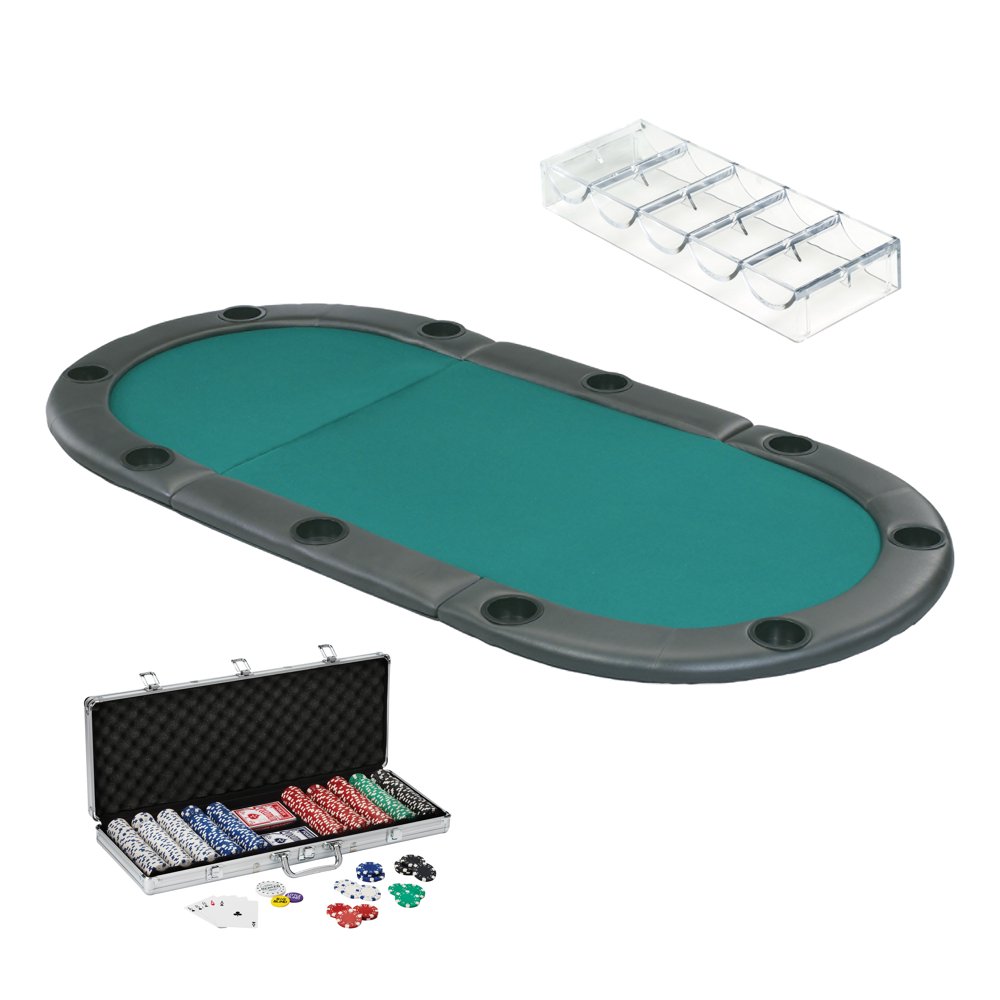 Fat Cat TriFold Poker Table Top, Fat Cat 500Ct Texas Hold'Em Dice