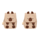 thumbnail image 1 of Mochila Mujer Con Cierre Escolar Capybara para Amantes (Caqui), 1 of 9