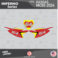 thumbnail image 3 of Kalair GFX Graphics Kit for Gasgas 2-STROKE MC65 (2024) Inferno Series, 3 of 5