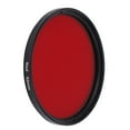 thumbnail image 1 of Red Lens Filter, Full Red Color Optical Glass Threaded Camera Lens Filter Durable Aluminum Alloy Frame Easy Installation for Camera Lens, 1 of 7