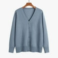 thumbnail image 2 of Oversized Cardigans Women Long Sleeved Knit Solid Color And Elegant Sweater. Lightweight Outwear Coats, 2 of 3