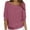 Pink, variant on GigrtiJin Women's Half Sleeve Sweater Plus Size Casual Solid Color Round Neck Pullover Tops New Loose Sweaters