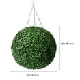 thumbnail image 4 of 20” Artificial Plant Topiary Ball, Pre-Lit Artificial Topiary Plant With 8 Mode, 40 LED Lights, Battery Operated,and Remote Control, Light Plant Ball for Backyard, Wedding and Home DéCor (2-Pack), 4 of 7
