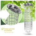 thumbnail image 3 of Wildtier Herz | Soporte para Bolas de Grasa 12 - Metal Inoxidable Comedero para Pájaros - Comedero Ecológico (31 Cm, Acero Inox.), 3 of 7