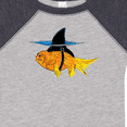 thumbnail image 4 of Inktastic Funny Goldfish with Shark Fin Boys or Girls Baby Bodysuit, 4 of 5