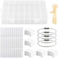 thumbnail image 1 of Embroidery Floss Organizer Storage Box Tools, 1 of 5