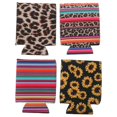 thumbnail image 1 of 4pcs Beer Can Sleeve Soda Beer Can Holder Nonslip Neoprene Tumbler Cup Sleeves Insulators, 1 of 3