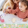 thumbnail image 6 of Easter Wooden Picture Frame Set - 4 Pack Unfinished Blank Wooden Sign Decor for Painting, DIY Easter Craft Kits with Hemp Rope, Home Holiday Ornaments & Party Decorations (9.8x6.1 in), 6 of 6