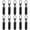 Black, variant on 10pcs Replacement Zipper Pulls Detachable Zipper Slider Metal Zipper Repair Kit