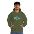 thumbnail image 5 of Blue/Yellow Cross Hoodie, 5 of 9