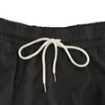 thumbnail image 4 of Yaoyar Men's Corduroy Casual Shorts Solid Color Elastic Waistband Drawstring Pockets Vintage Summer Bottoms, 4 of 7