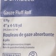 thumbnail image 6 of Covidien Kendall Dermacea Fluff Gauze Rolls Sterile 6ply First Aid Gauze 4" x 4.1yd, 10 Count, 6 of 6