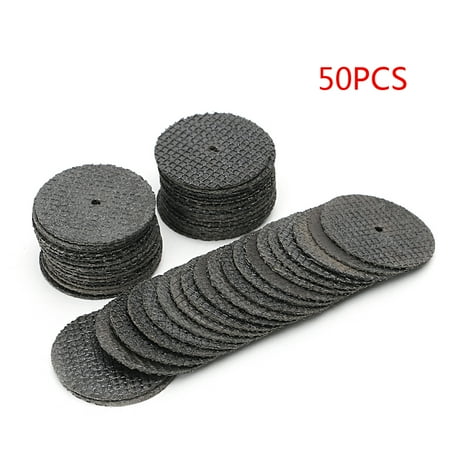 

JUNTEX 50Pcs Abrasive Tool 32mm Disks Cutting Discs Cut Off Wheel Rotary Grindeing