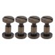 thumbnail image 5 of Tornillos De Encuadernación, Remaches De Tornillo, Fácil De Encuadernar, Bronce Antiguo, Amplia Aplicación, 20 Juegos, Cabeza De Tornillo Ranurada En , aleación De Zinc, 5 of 7