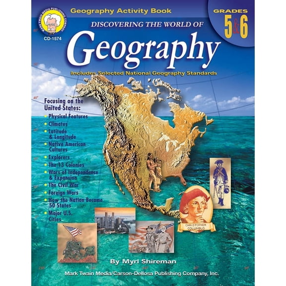 Discovering the World of Geography, Grades 5 - 6 : Includes Selected National Geography Standards (Paperback)