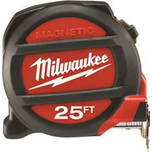 Milwaukee Magnetic Tape Measure 25 Ft Per 2 Each Walmart Com