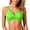 Green, variant on Women Underwire Bikini Top - Push Up Swim Top Bra Padded Swimsuit Tops Bathing Suit Tops Green XXL