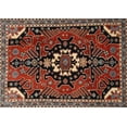 thumbnail image 1 of Ahgly Company Machine Washable Indoor Rectangle Traditional Dark Almond Brown Area Rugs, 6' x 9', 1 of 7