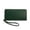 168#Green, variant on Women's Crocodile Embossed Long Zip Wallet, PU Leather Wristlet Clutch Purse for Daily Use