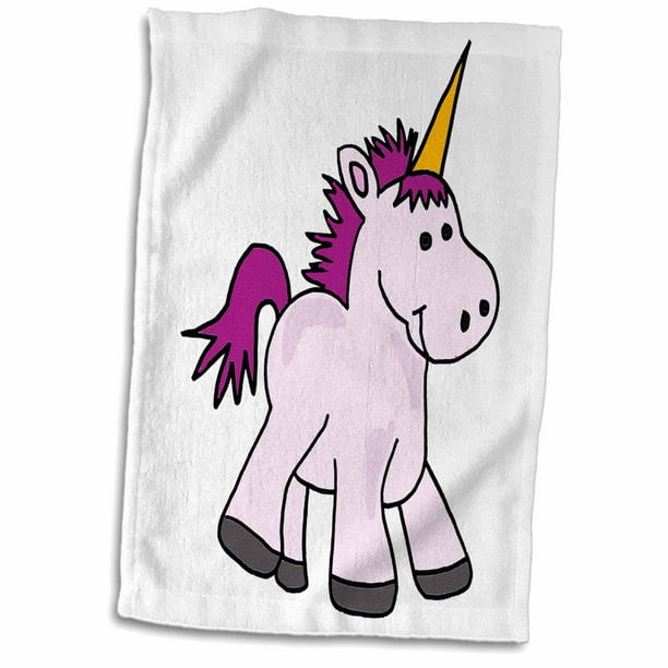 3dRose Cute Baby Unicorn Towel, 15 by 22inch