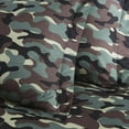 thumbnail image 5 of Chezmoi Collection Soft Microfiber Printed Military Camo Bedding Set, 3-Piece Army Green Camouflage Comforter Set, King Size, 5 of 9