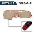 thumbnail image 5 of Unique Bargains Dash Cover for Hyundai Santa Fe Non-Slip Dash Cover Mat | Front Dash Cover Mat Black Red 1Pcs, 5 of 7