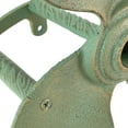 thumbnail image 3 of Zeckos Nautical Boat Propeller Garden Hose Holder, Cast Iron Verdigris and Bronze Finish, 10.5" Diameter, 3 of 8