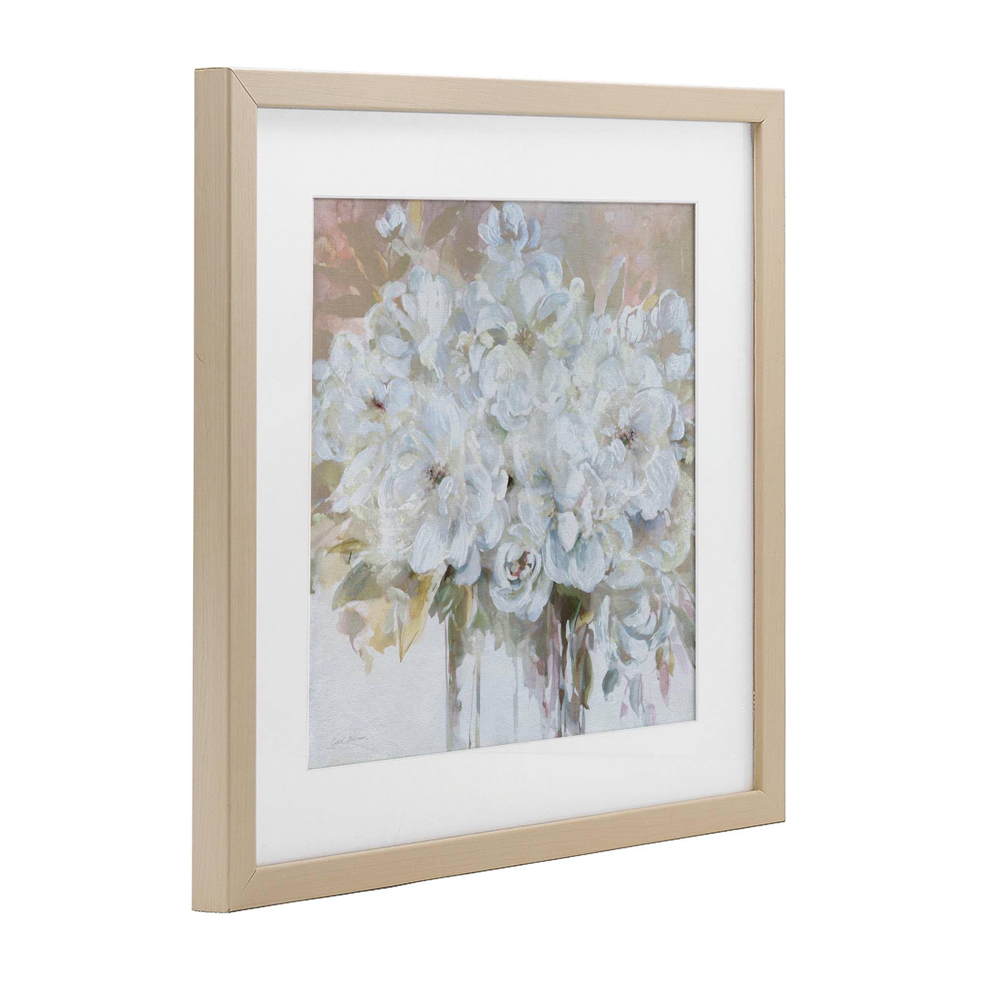 Stupell Industries Soft White Bouquet Serenity Birch Framed Print Under Glass, design by Carol Robinson