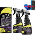 thumbnail image 1 of Matte & Vinyl Wrap Protection Spray, Automotive Protective Spray, Quick Drying Matte Paint Cleaner for Car (2 Pc), 1 of 6