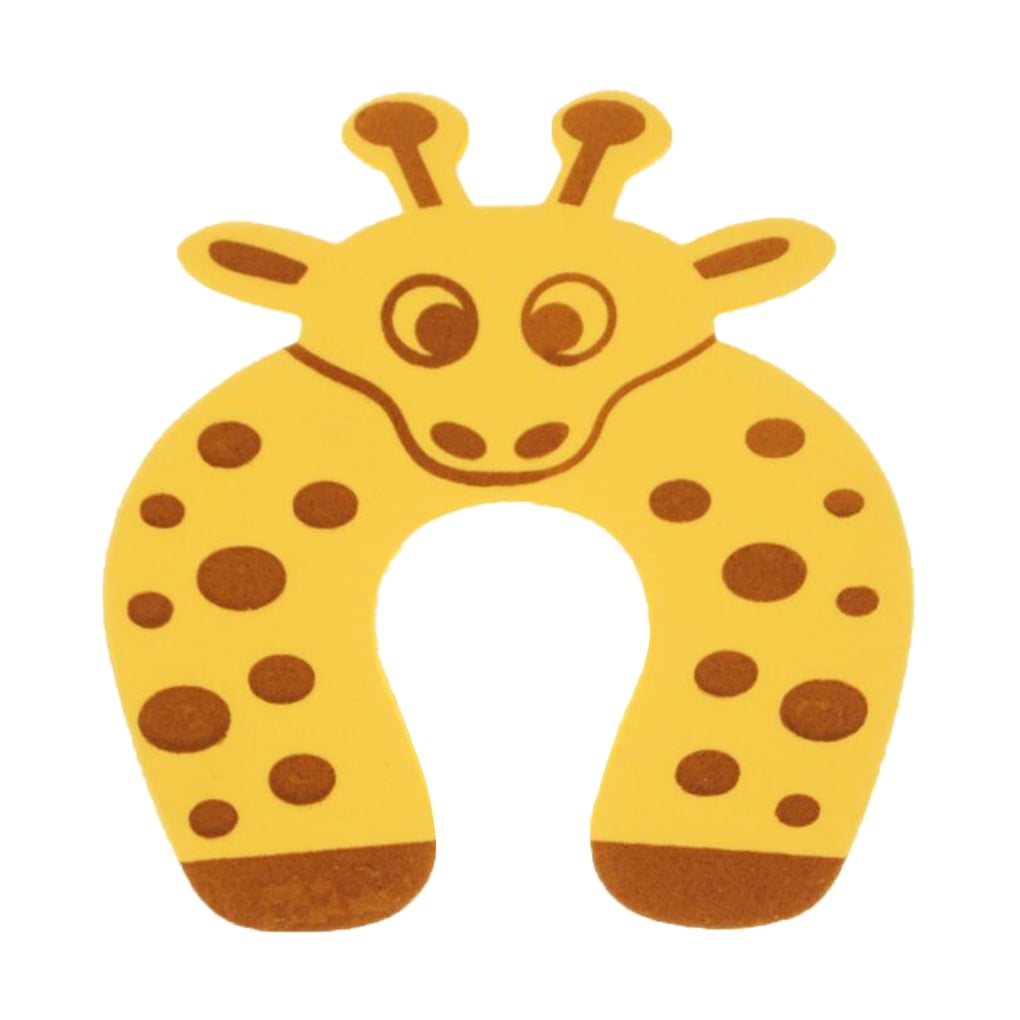Door Stopper Cartoon EVA Door Safety Clip Gate Security Card Protector Baby Room Guard, Animal 5