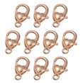 thumbnail image 3 of 10pcs Heart Shape Lobster Clasps Alloy Charms DIY Accessory for Keychain Bag Jewelry Making (Golden), 3 of 9