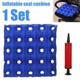 thumbnail image 2 of Cojín de asiento inflable de aire, alfombrilla antiescaras para silla de decúbito, para silla de ruedas, 2 of 9