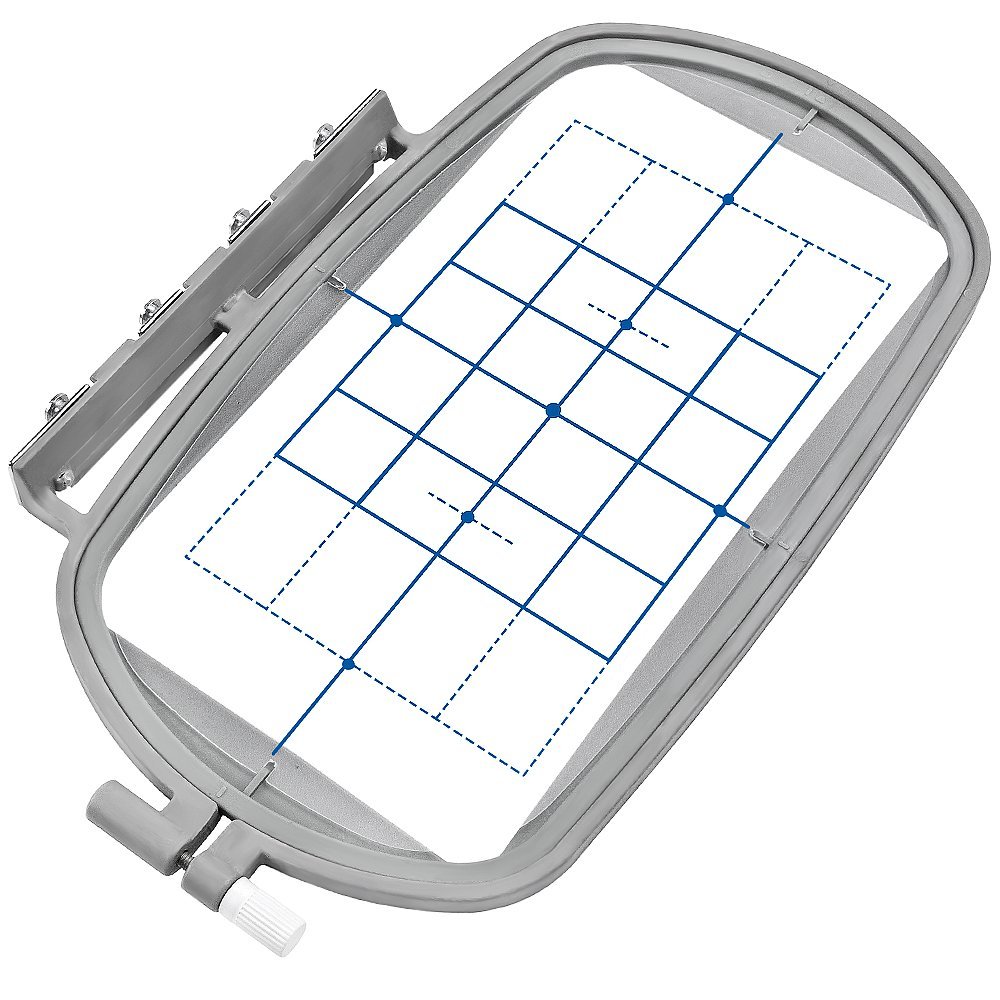 3-Hoop Embroidery Package w/ Embroidery Thread and Scissors for Brother 4" x 4" Embroidery Machines