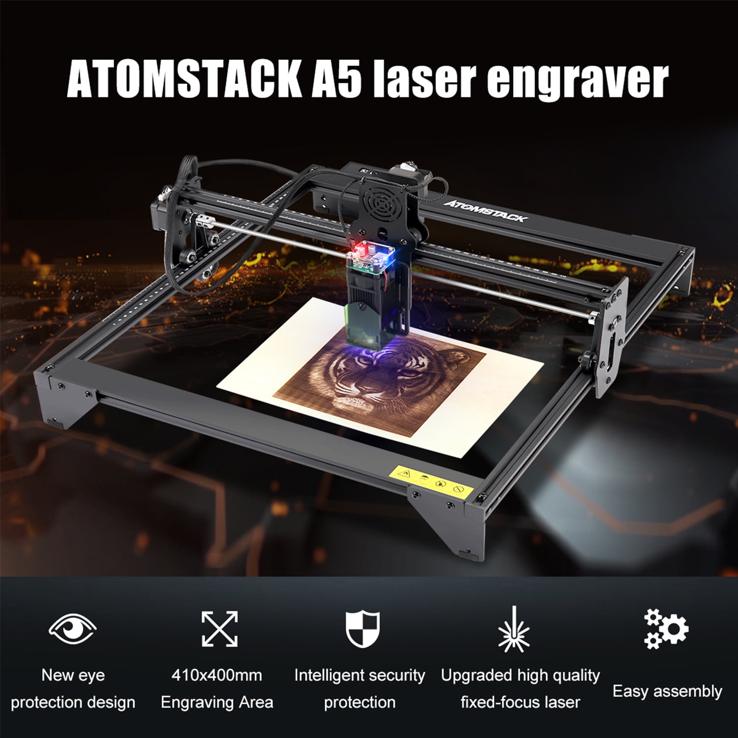ATOMSTACK A5 Lasers Master 20W Lasers Engraving Machine DIY Graviermaschine DE 