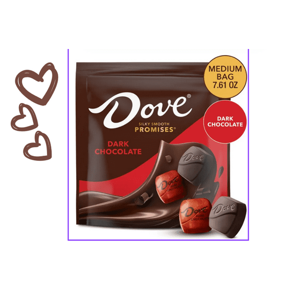 Dove Promises Dark Chocolate Candy Bag