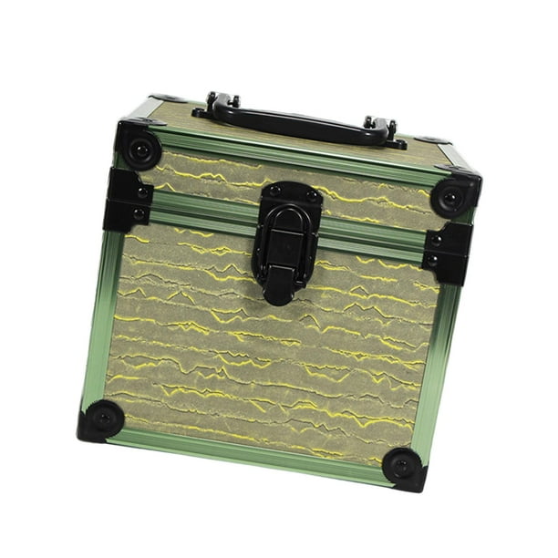 Estuche protector organizador de tarjetas de juego Hugo verde aluminio