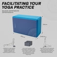 thumbnail image 1 of RDX Yoga Block Set, Non-Slip High-Density Eva Foam Brick for Pilates Flexibility Body Balance, Easy Grip Surface for Stability Strength Training Deepen Poses Exercise Office Home Gym, 23x15x9.8CM, 1 of 5