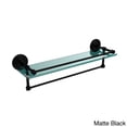 thumbnail image 5 of Que New Collection Gallery Rail Glass Shelf with Towel Bar - Polished Nickel / 22 Inch, 5 of 5