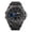 BI19_Blue, variant on Watches for Men Casual Big Face Watch Stainless Quartz Dress Watches Multifunction Watch Silver with White Face