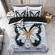 thumbnail image 1 of Bed in A Bag A Nice Night en 3D Butterfly Twin en negro y dorado, 1 of 8