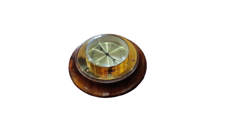 Brass Wood Hygrometer