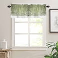 thumbnail image 7 of Christmas Hot Chocolate Cocoa Curtain Valances Set Coffee Winter Red Cup Kitchen Curtains 36&nbsp;inch Length Rod Pocket Valance and Tiers 3 Piece Set Small Bedroom Bathroom Laundry Decor, 7 of 7