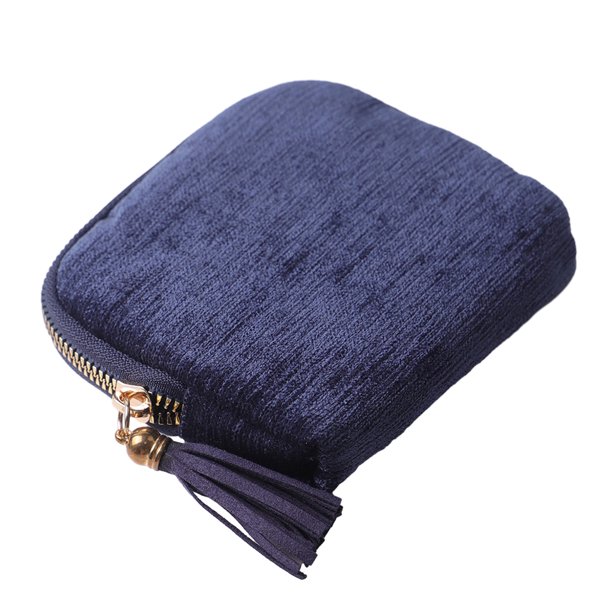 Bolsa para guardar joyas con cierre de cremallera, organizador portátil de joyas con múltiples compartimentos.