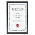 thumbnail image 1 of SnapeZo Black Document Notice Frame 11x17 Inch, 1" Narrow Profile, Front-Loading Snap Frame, Wall Mounted, Professional Series, 1 of 3