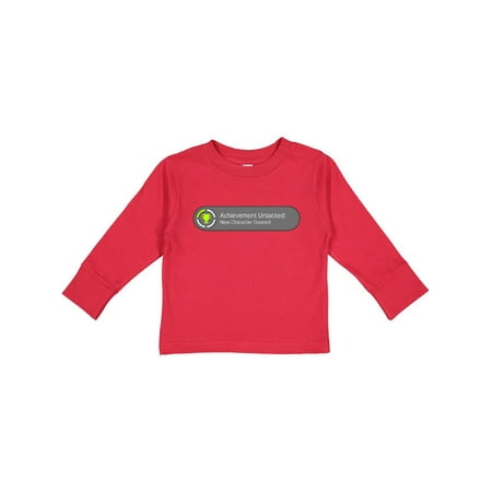 

Inktastic Achievement Unlocked: New Character Created Gift Toddler Boy or Toddler Girl Long Sleeve T-Shirt