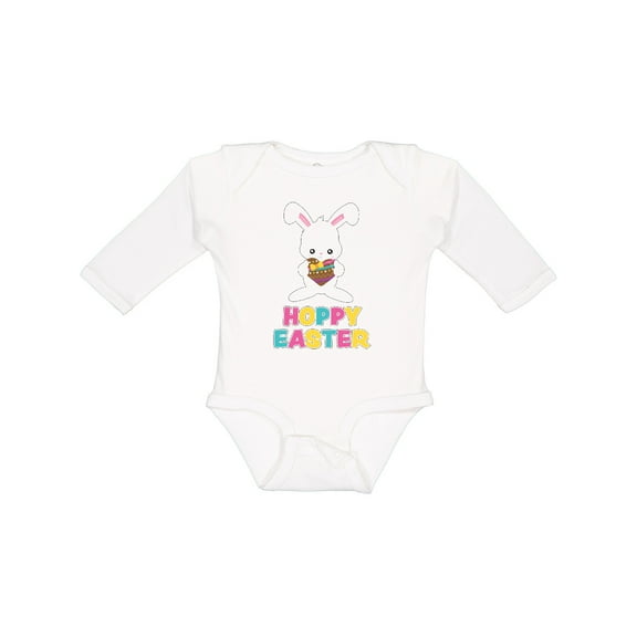 Inktastic Hoppy Easter Boys or Girls Long Sleeve Baby Bodysuit