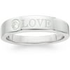 Diamond Accent Sterling Silver Promise Band