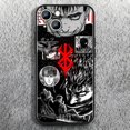 thumbnail image 3 of Berserk-funda suave de Anime para teléfono móvil Apple, carcasa negra para iPhone 15, 14, 13, 12, 11, XS, XR, X, 8, 7, 6, 6S Pro Max Plus Mini, 3 of 5