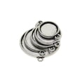 thumbnail image 4 of 50pcs Ajuste 12-20mm Doble Colgante Camafeo Cabujón Ajuste De Base Para Diy Colgante - 20mm SM SunniMix Joyas Cabochon en blanco, 4 of 8